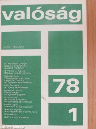 Valóság 1978. január