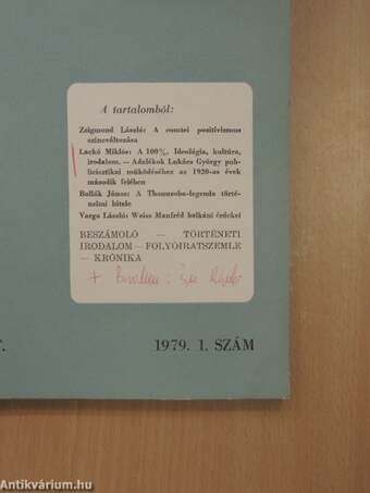 Századok 1979/1.