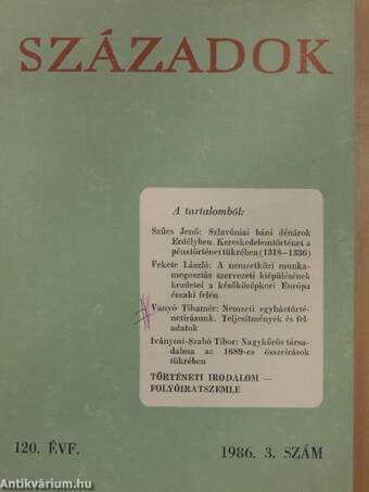 Századok 1986/3.