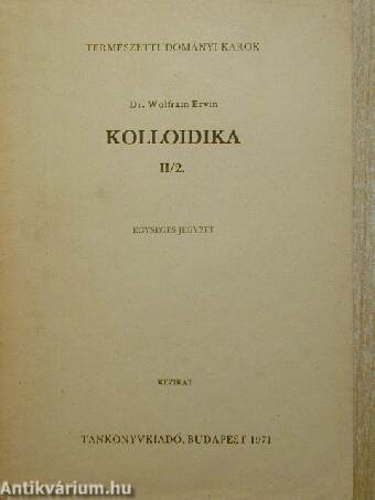 Kolloidika II/2.
