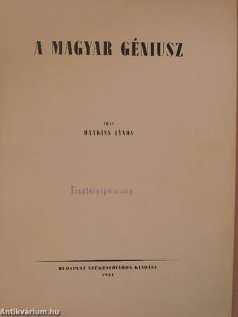 A magyar géniusz