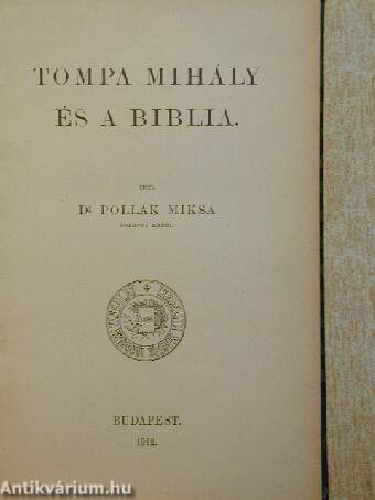 Tompa Mihály és a Biblia