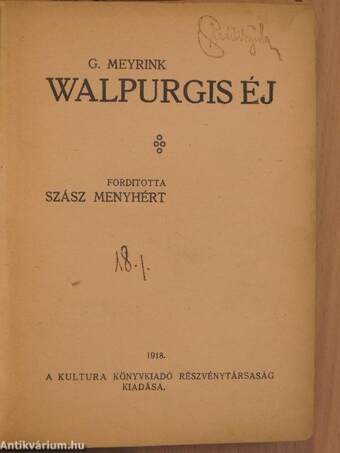 Walpurgis éj