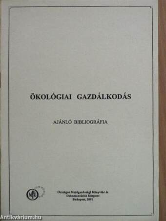 Ökológiai gazdálkodás