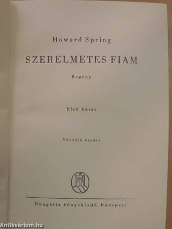 Szerelmetes fiam I-II.