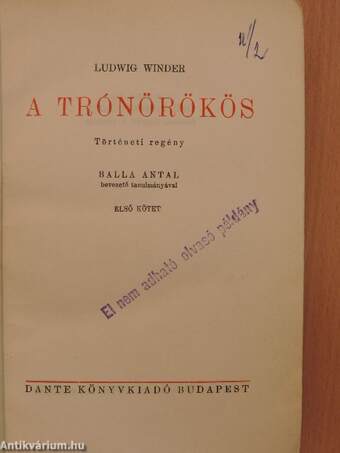 A trónörökös I-II.