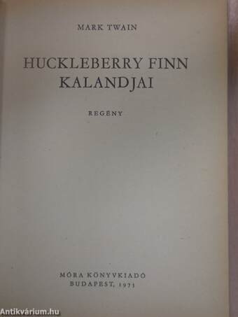 Huckleberry Finn kalandjai