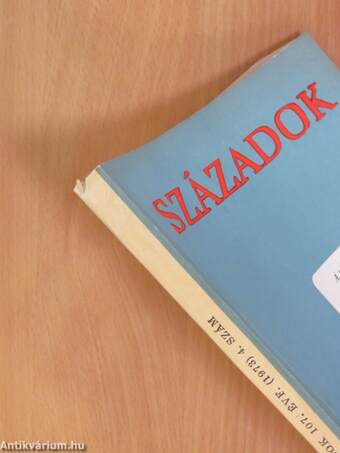 Századok 1973/4.