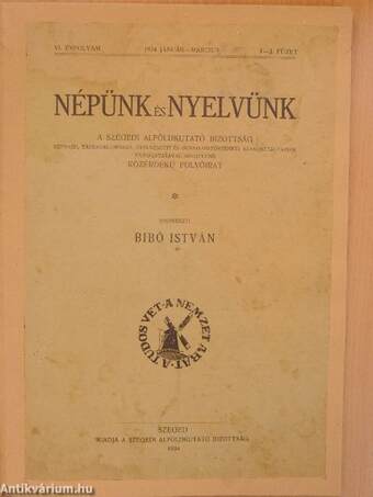 Népünk és nyelvünk 1934. január-március