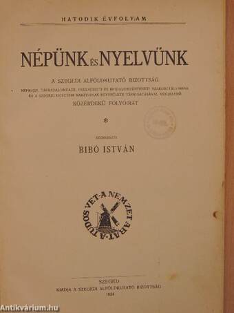 Népünk és nyelvünk 1934. január-március