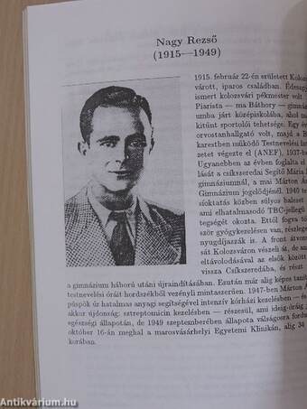 A csíkszeredai Márton Áron Főgimnázium évkönyve az 1994-95. tanévről