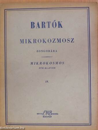 Mikrokozmosz zongorára IV.