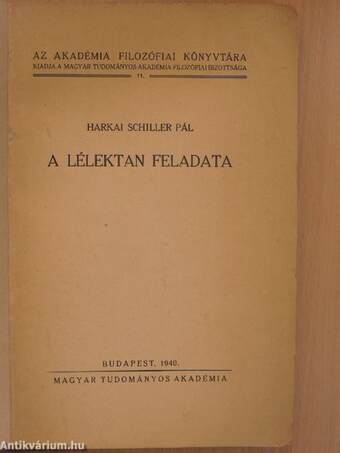 A lélektan feladata