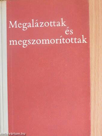 Megalázottak és megszomorítottak