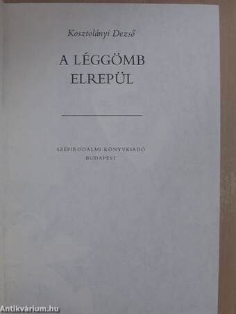 A léggömb elrepül