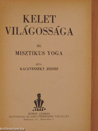 Kelet világossága III.