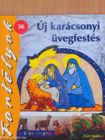 Új karácsonyi üvegfestés