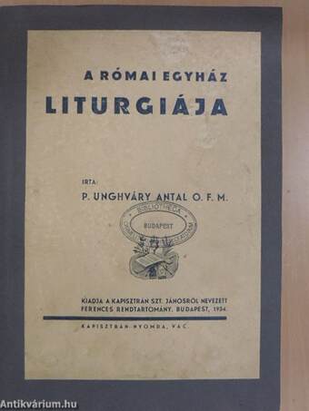 A római egyház liturgiája