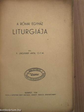 A római egyház liturgiája