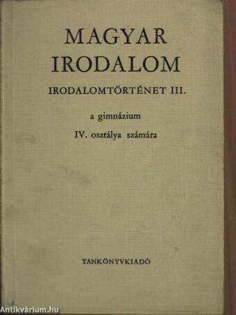 Magyar irodalom IV.