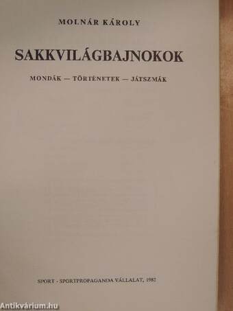 Sakkvilágbajnokok