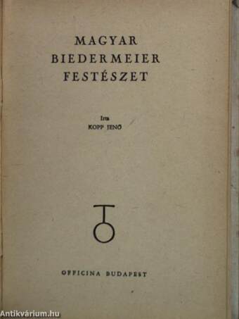 Magyar Biedermeier Festészet