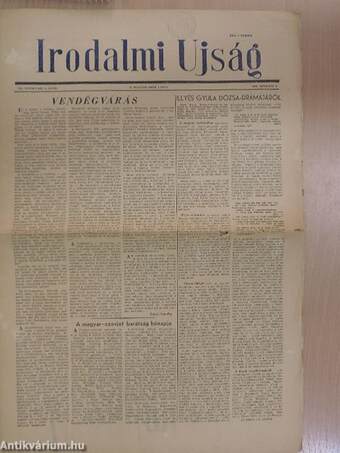 Irodalmi Ujság 1956. március 3.