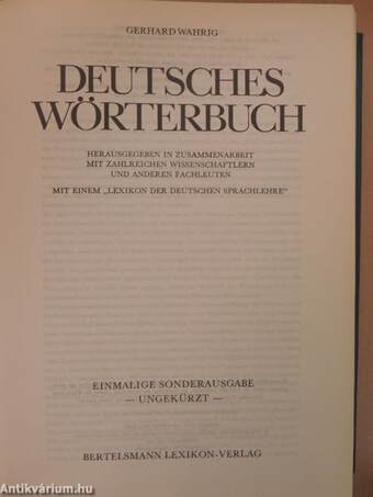 Deutsches Wörterbuch