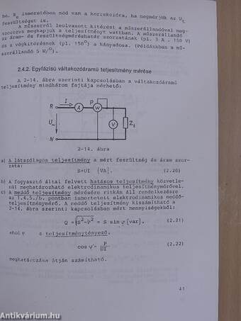 Villamos műszerek és mérések