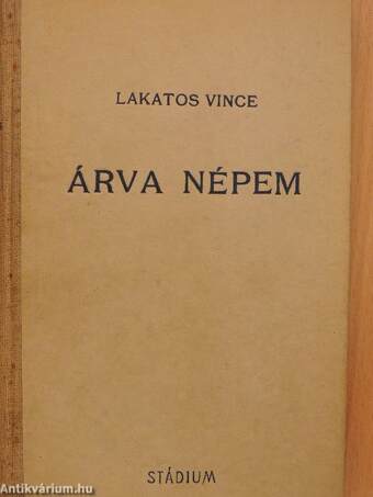 Árva népem