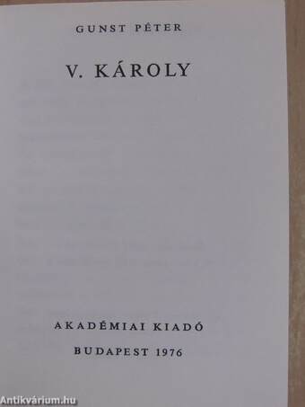 V. Károly