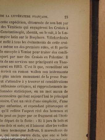 Manuel d'histoire de la littérature francaise depuis son origine jusqu'a nos jours