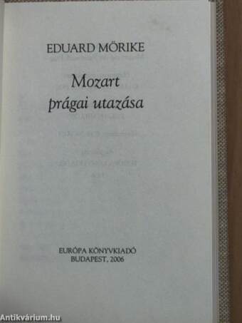 Mozart prágai utazása