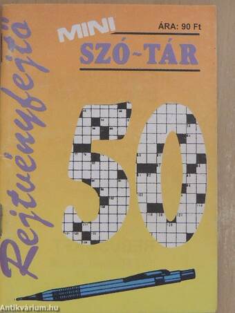 Rejtvényfejtő mini szó-tár 50.