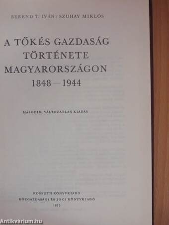 A tőkés gazdaság története Magyarországon