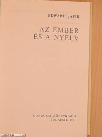 Az ember és a nyelv