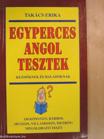 Egyperces angol tesztek