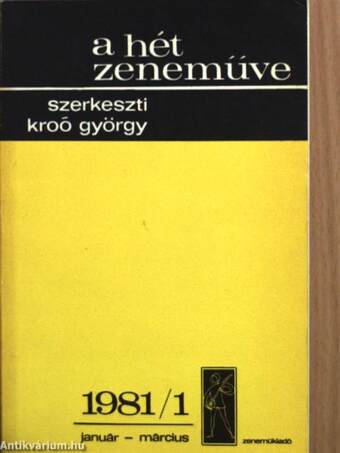 A hét zeneműve 1981/1-4.