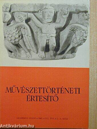 Művészettörténeti Értesítő 1963/2-3.