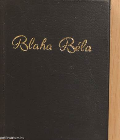 Blaha Béla (minikönyv) (számozott)