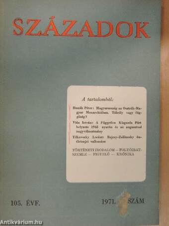 Századok 1971/5.