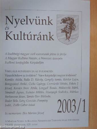 Nyelvünk és Kultúránk 2003/1.