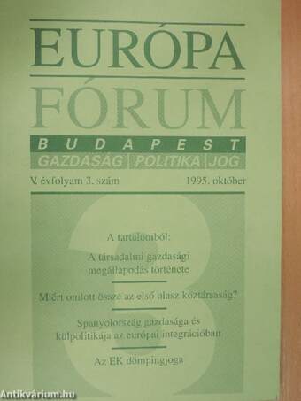 Európa Fórum 1995. október