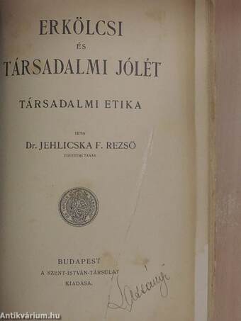 Erkölcsi és társadalmi jólét