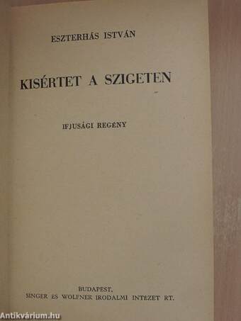 Kisértet a szigeten