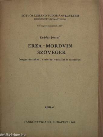 Erza-mordvin szövegek