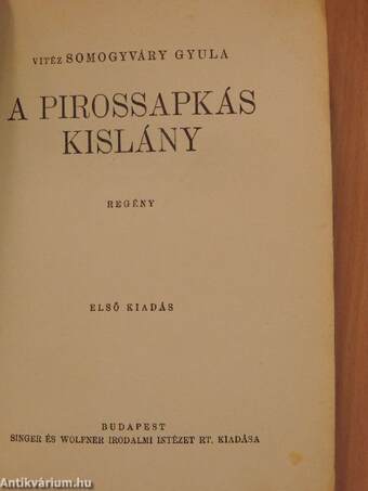 A pirossapkás kislány