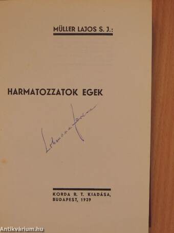 Harmatozzatok egek