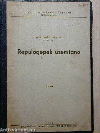 Repülőgépek üzemtana