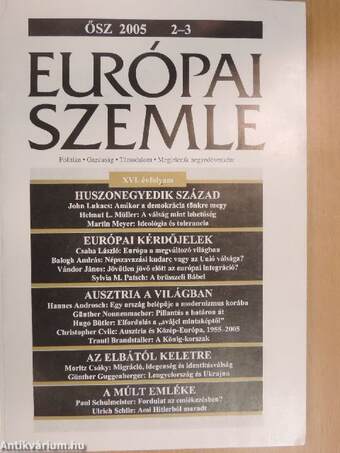 Európai Szemle 2005. Ősz